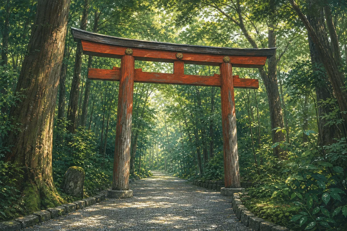 明治神宮森林參道・插圖